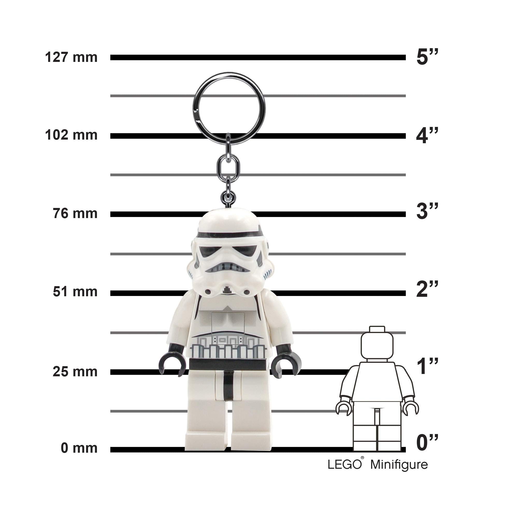 IQ LEGO Stormtrooper close-up of LED feet illuminating, practical light