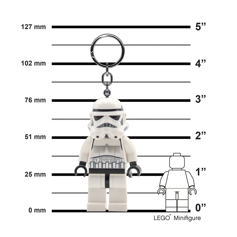 IQ LEGO Stormtrooper close-up of LED feet illuminating, practical light