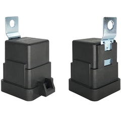iRhapsody terminal side close-up highlighting heavy-gauge wire terminals for high-current safety