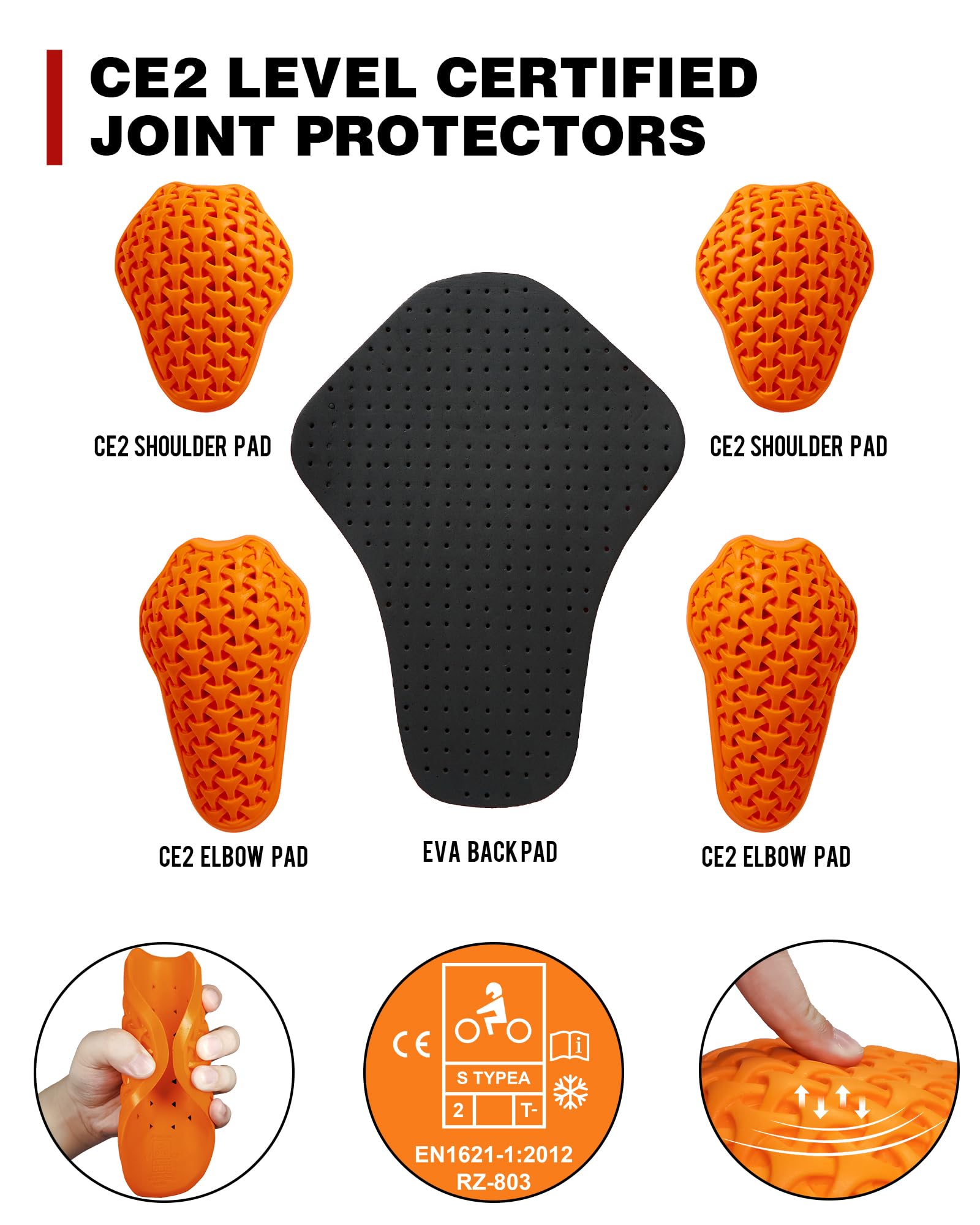 IRON JIA'S reflective shoulder strip boosting night visibility