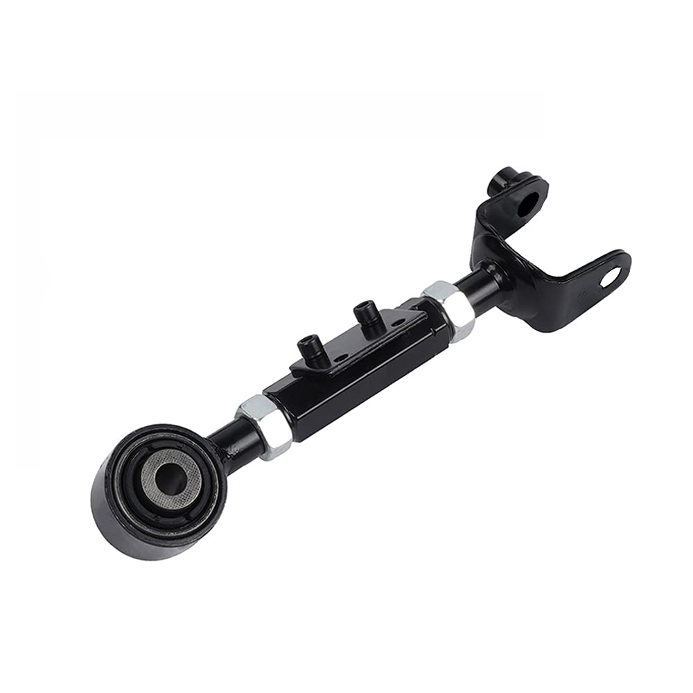 IRONTREE control arm next to ruler showing scale and accurate OE-dimension fitment
