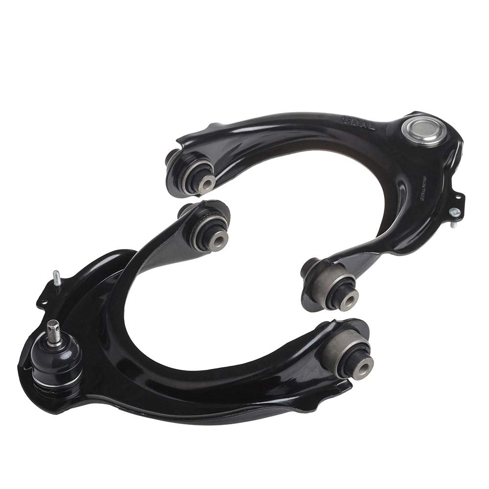 IRONTREE left control arm close-up showing mounting points for precise OE fitment benefit