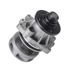 IRONTREE installed pump on BMW engine showing fitment and streamlined coolant flow benefit