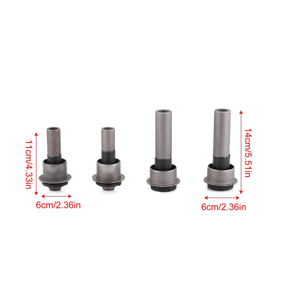 ISINFLASH bushing next to ruler showing accurate dimensions for correct fitment
