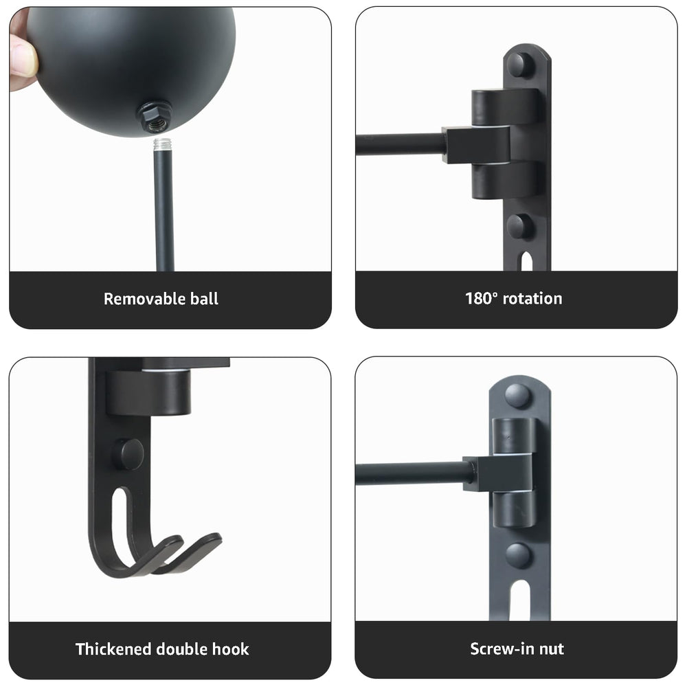 ITEQ helmet on rack in garage organizing gear and clearing floor space