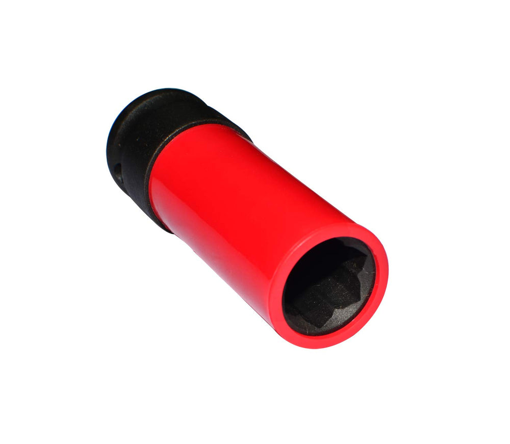 ITEQ socket in garage tire change scene aiding safe wheel removal