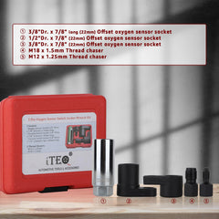 ITEQ low-profile crowfoot angled view showing tight-space access benefit