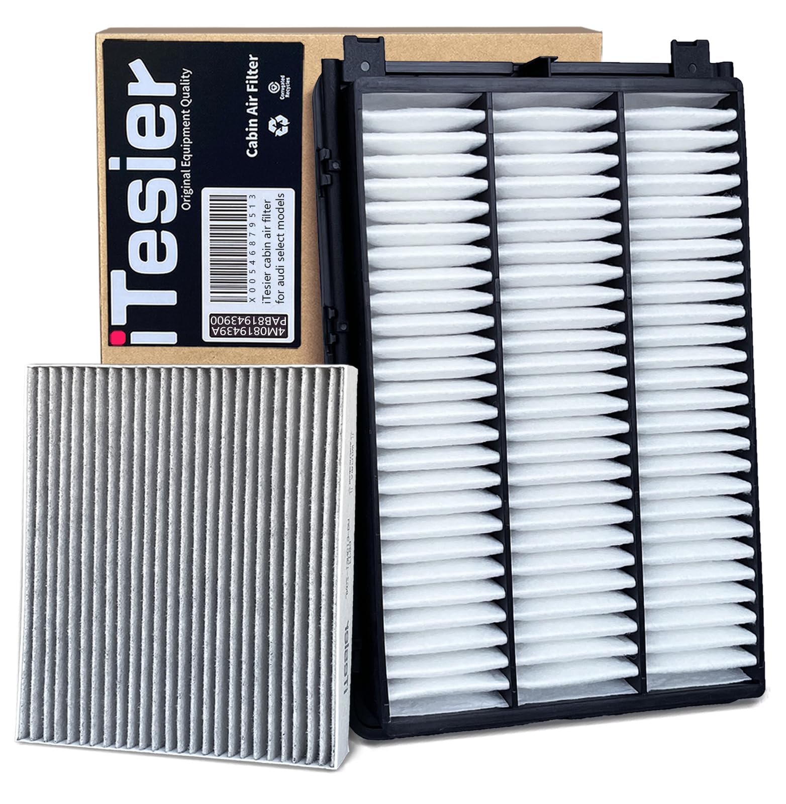 ITESIER front packaging kit for Tucson showing both filters and benefits