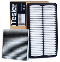 ITESIER front packaging of the engine and cabin filter kit showing complete set and fit
