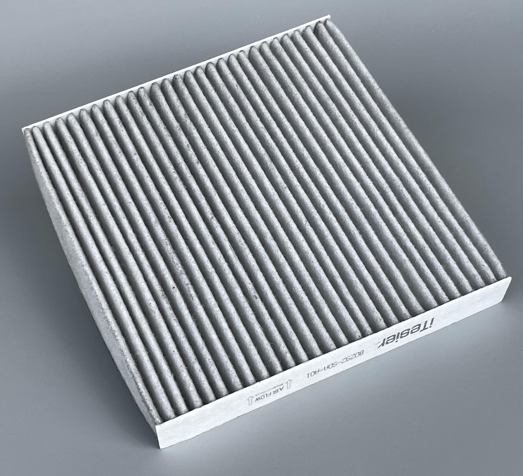 ITESIER filter size comparison next to ruler confirming correct fit benefit