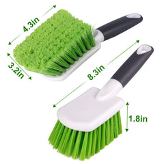 ITTAHO brush scrubbing a car wheel demonstrating effective dirt removal