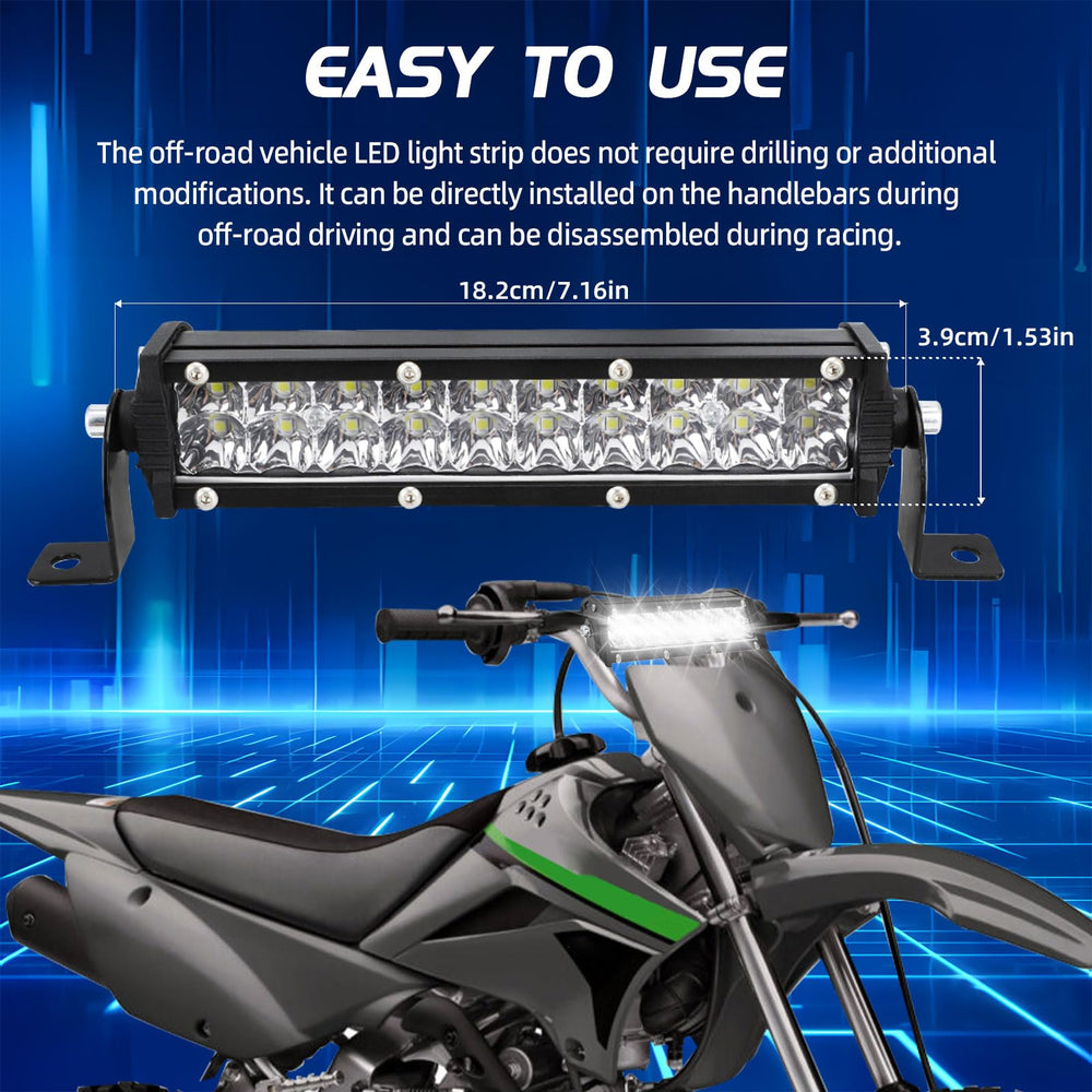 IUVWISN installed on CRF during night ride displaying improved trail illumination
