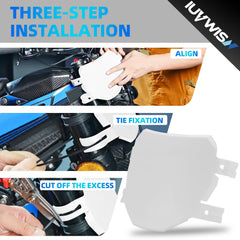 IUVWISN plate installed on electric dirt bike demonstrating tidy wiring