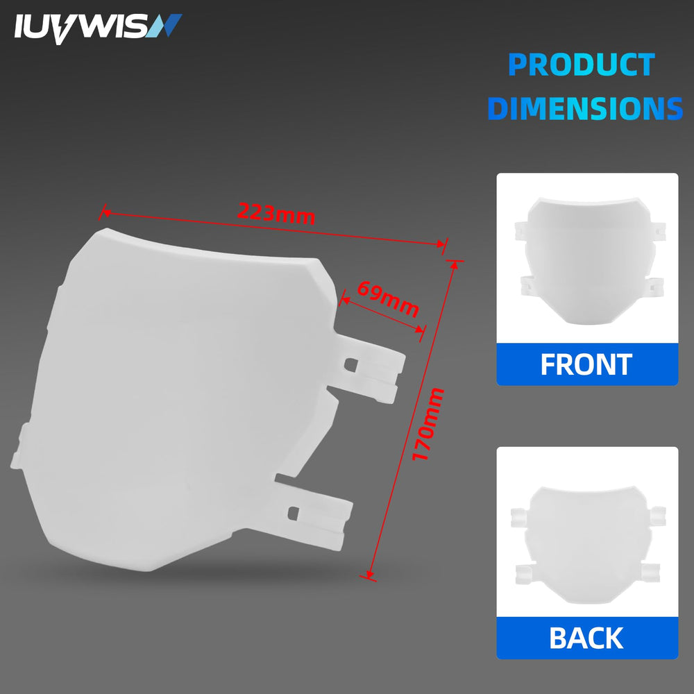 IUVWISN size comparison with hand showing compact lightweight benefit