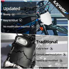 IUVWISN side profile showing curved shape that shields cables