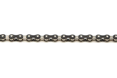 Izumi chain beside ruler showing 116 links for easy sizing and fit verification