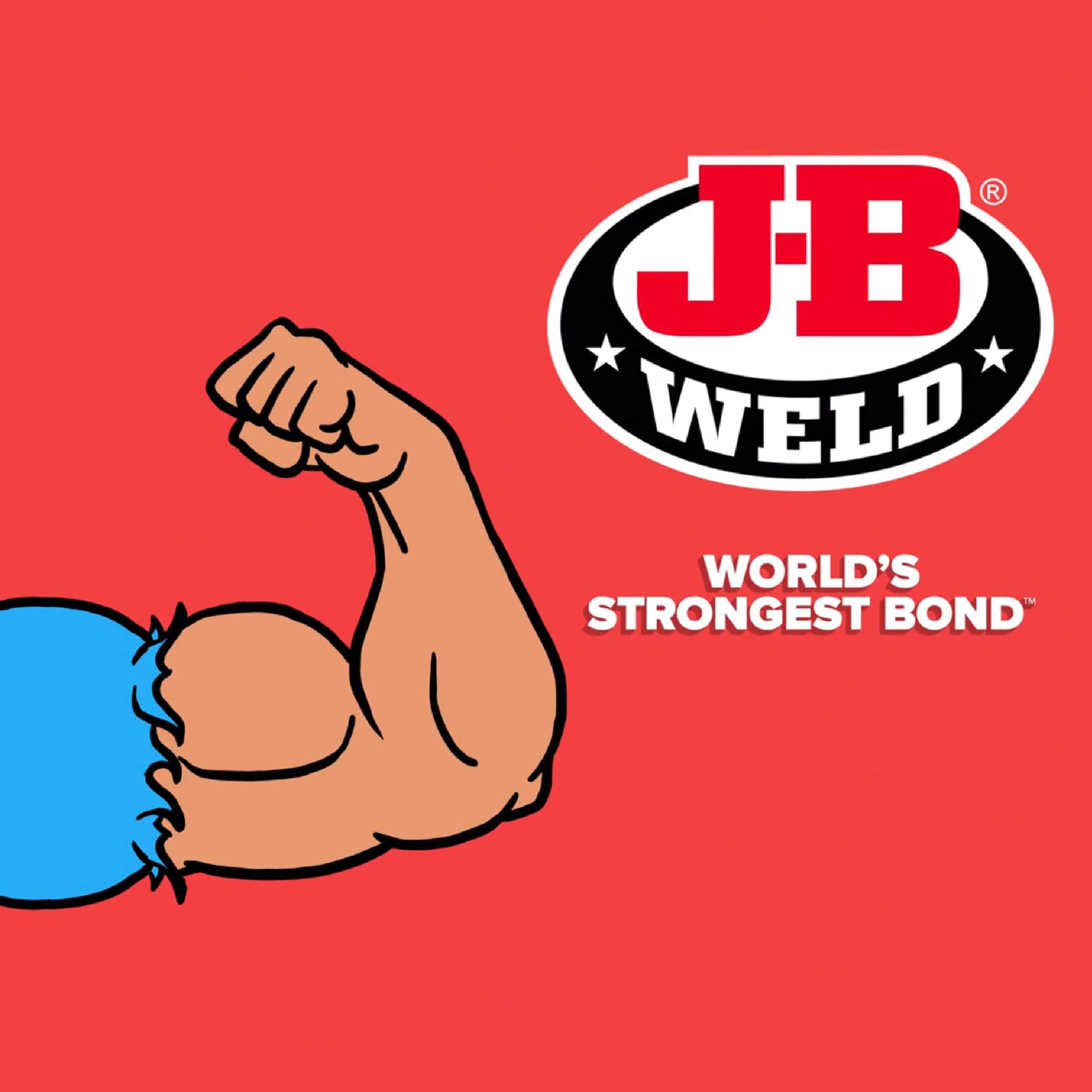 J-B Weld WoodWeld in a workshop scene showing fast repairs for DIY and pros