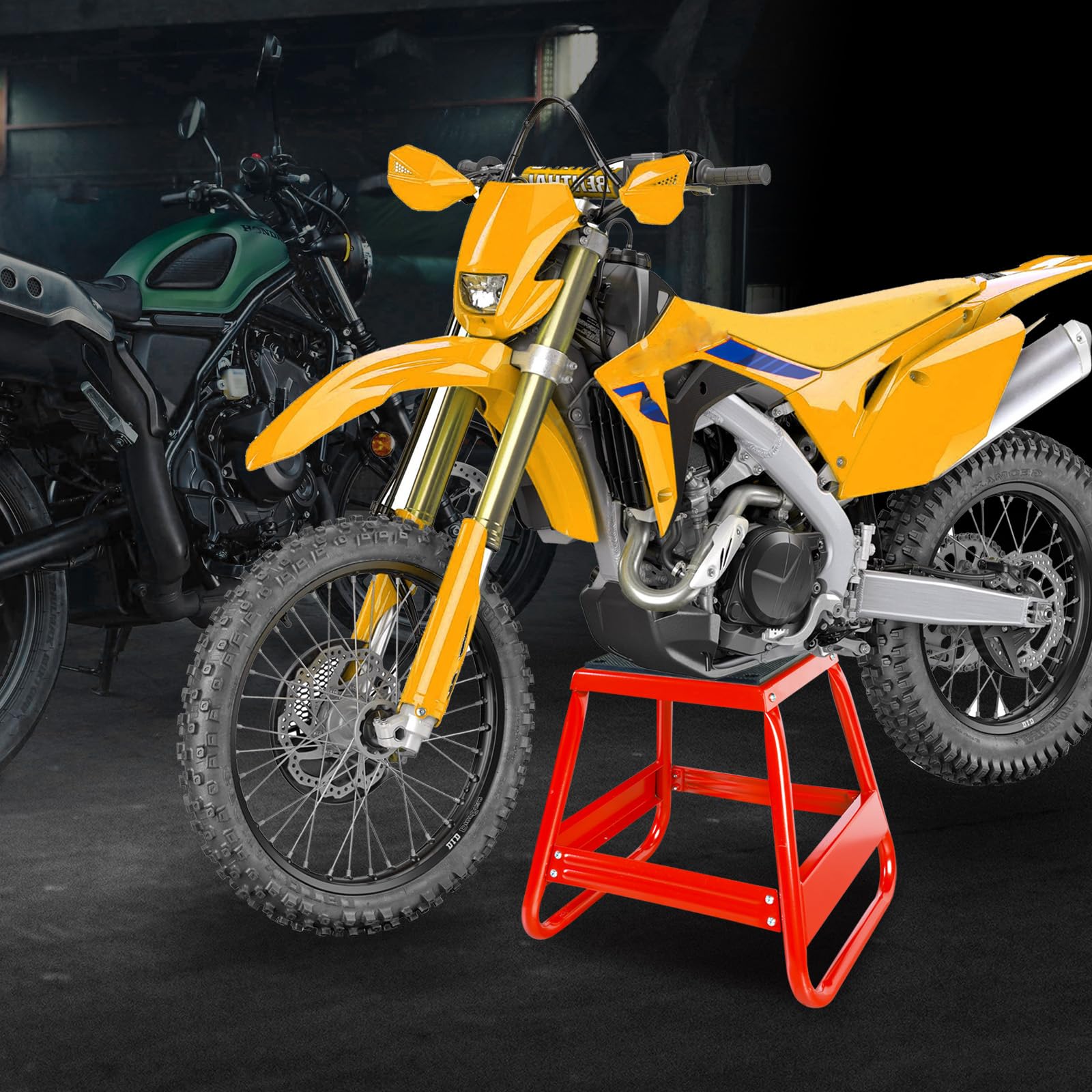 Jack Boss removable parts laid flat for compact storage convenience