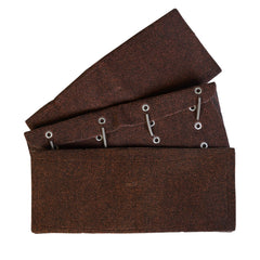 Jack Boss front view of brown step cover showing full coverage and neat edges
