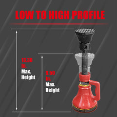 Jack Boss corrugated swivel saddle closeup for improved load leveling