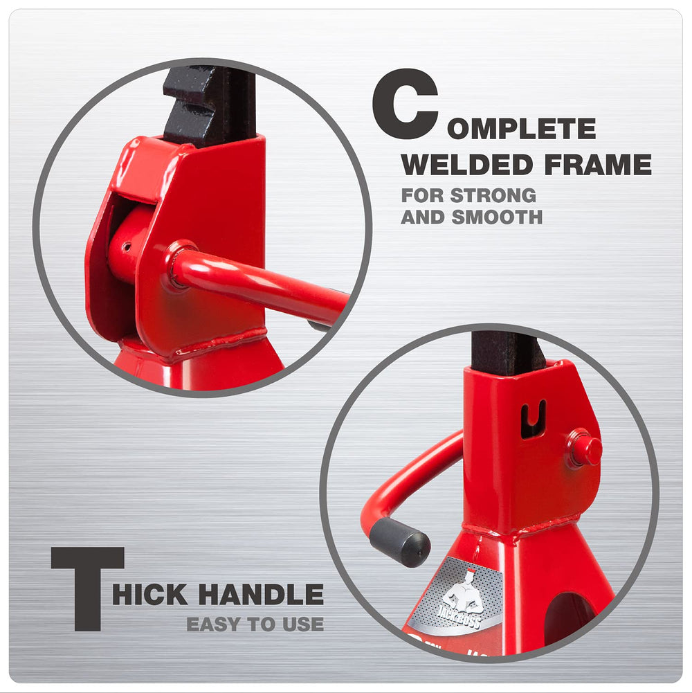 jack boss close-up of concave saddle offering secure load support