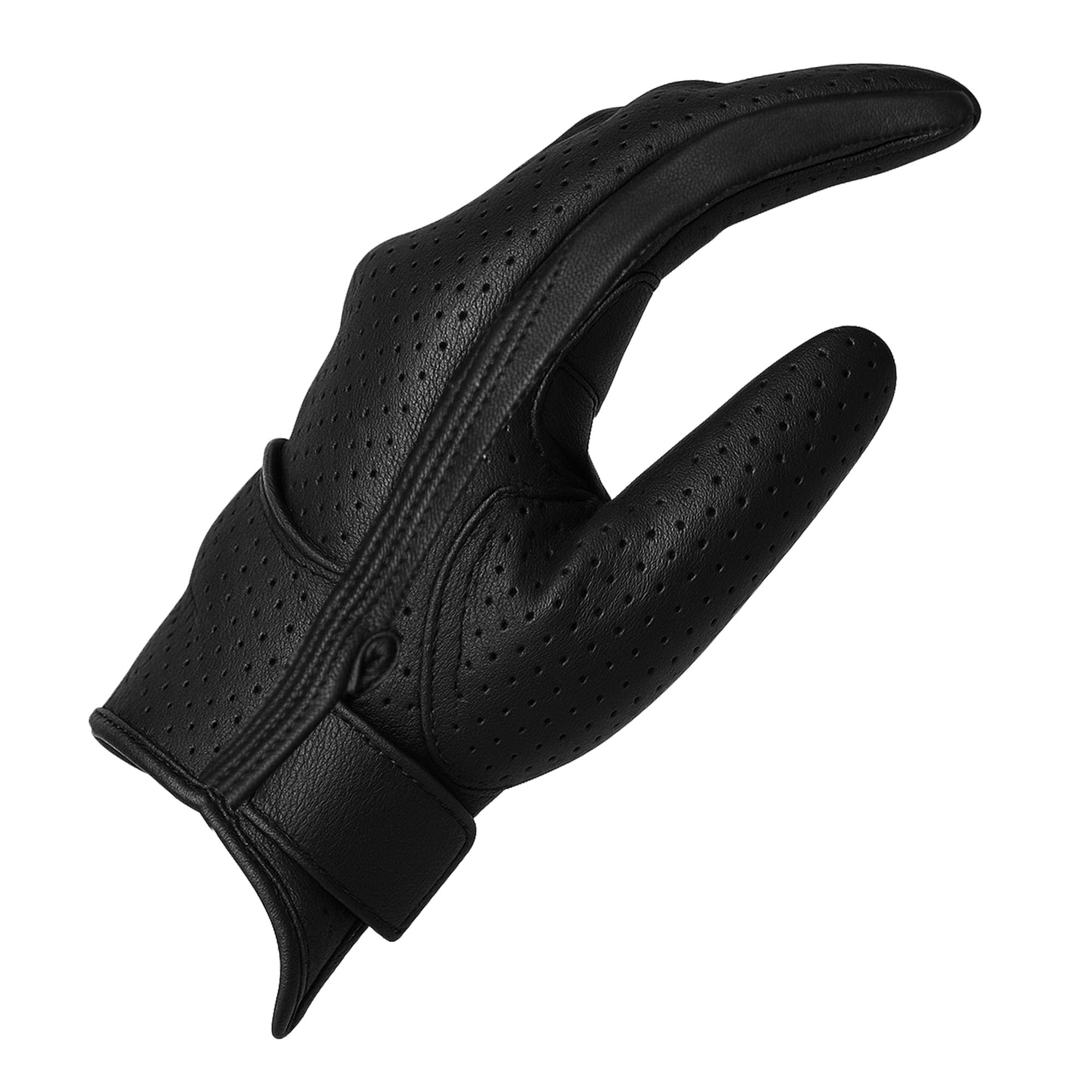 Jackets 4 Bikes glove mounted on motorcycle handlebar showing control benefit