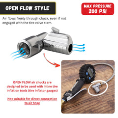 JACO Lightning L2 swivel close-up demonstrating 360-degree tip that reduces hose tension