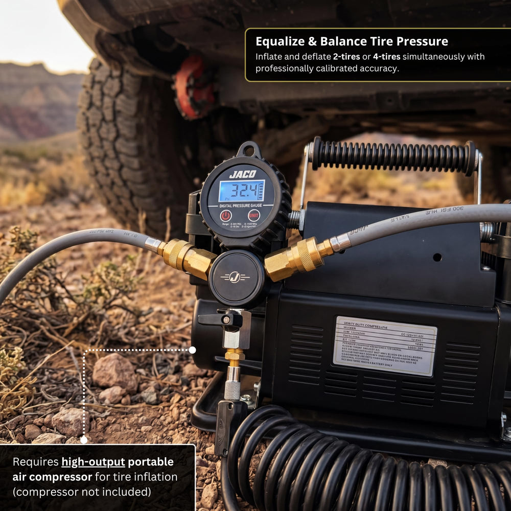 JACO long-reach hose bending in cold weather for reliable flexibility