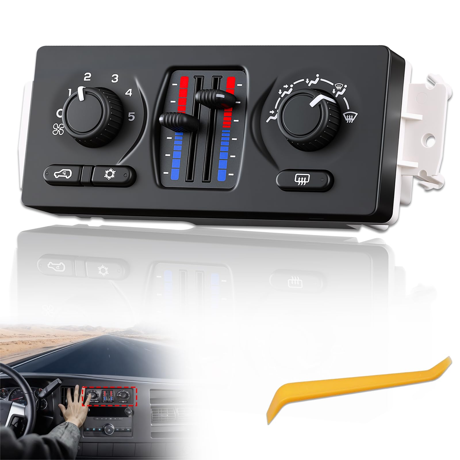 Jaeparbus front panel view showing controls and easy identification benefit