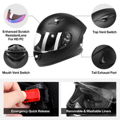 JAGASOL tinted visor close-up reducing glare for clearer vision