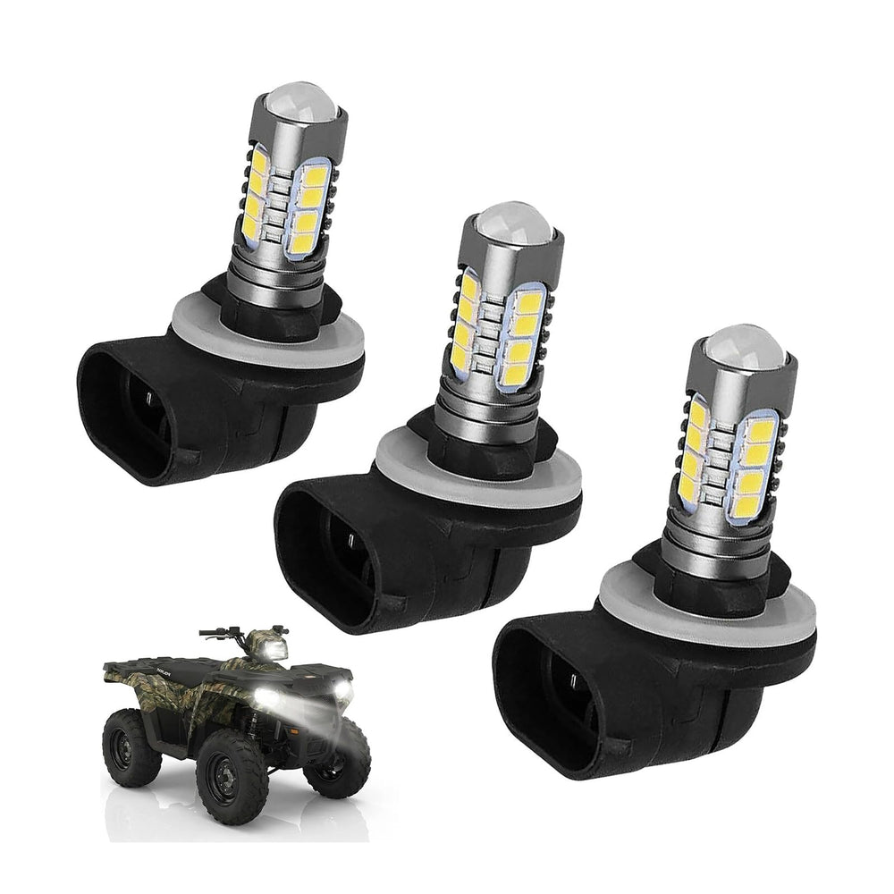 JahyShow three-bulb kit front packaging showing contents and fitment benefits