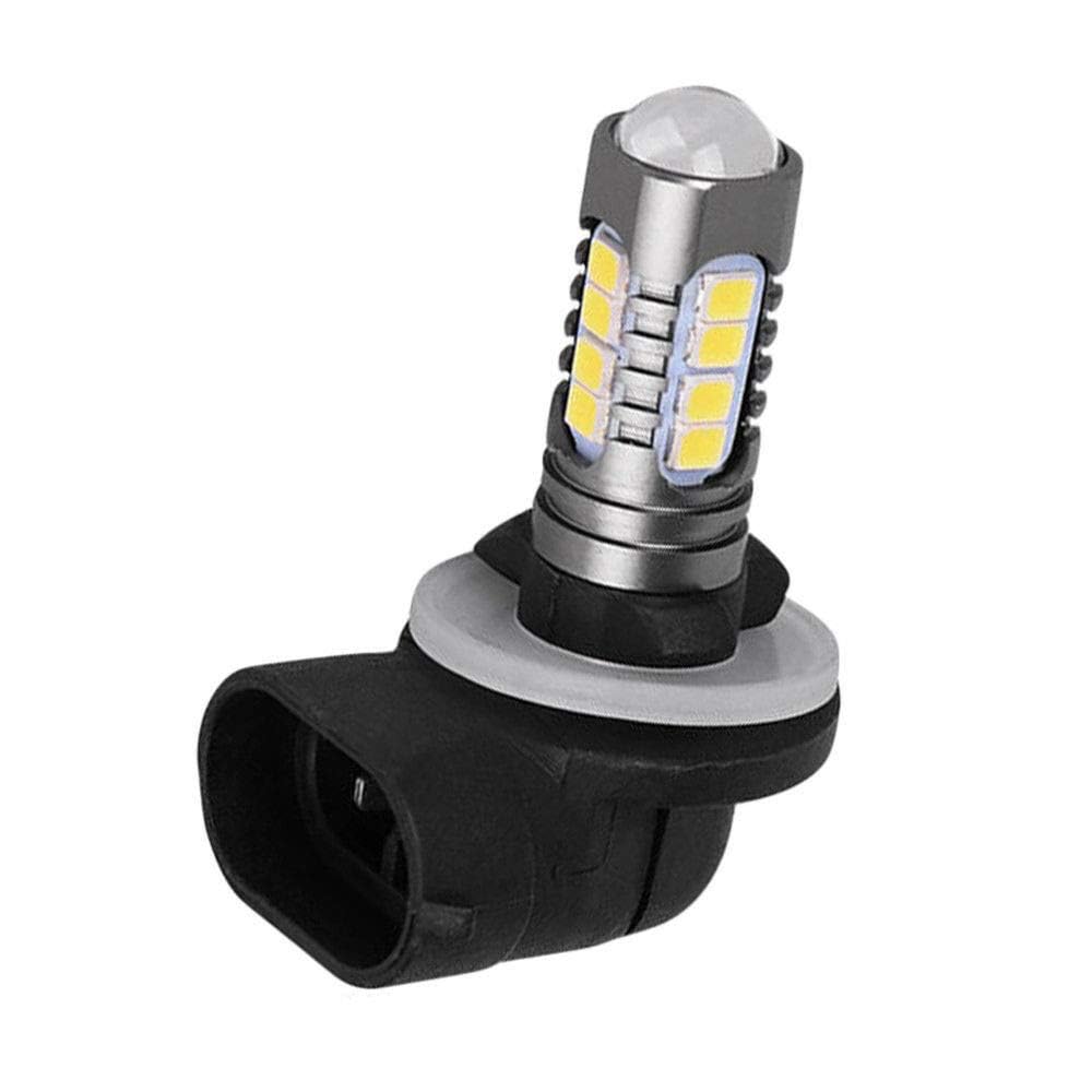 JahyShow bulb beside a hand showing compact size and quick replacement benefit