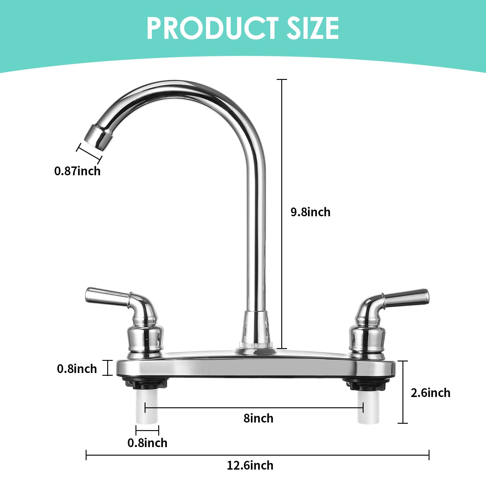 JAKARDA lever handles and base detail showing quarter-turn stops for precise control