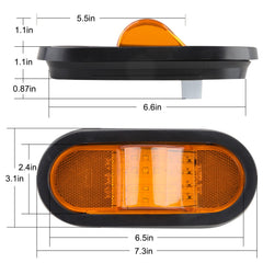 Jamarco mounted on trailer side demonstrating durable fit and nighttime visibility
