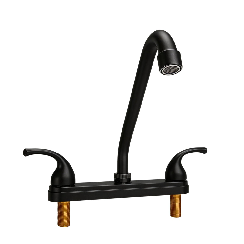 JAMESVAN front view faucet mounted showing compact modern design and better clearance
