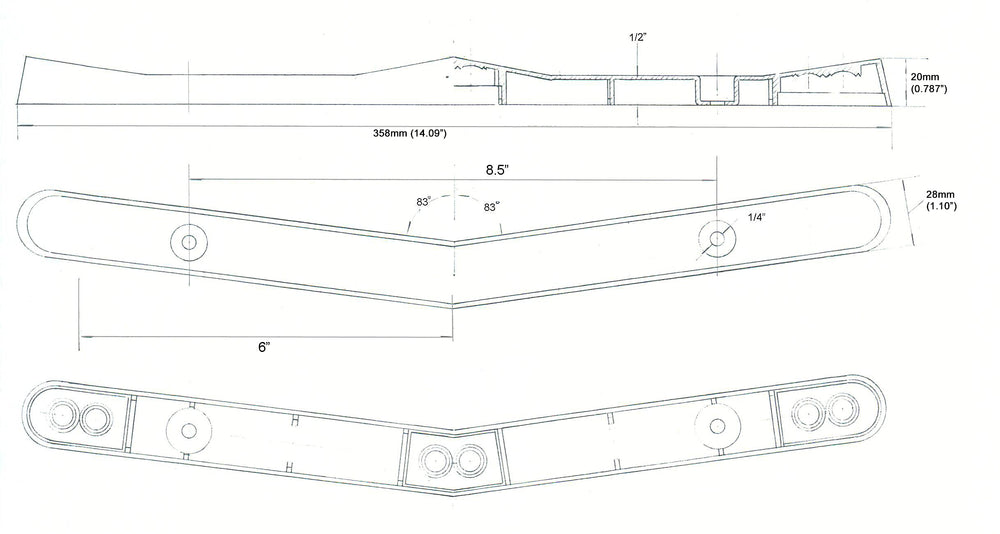 JAMMY installed on boat trailer cross member demonstrating flush fit and better visibility