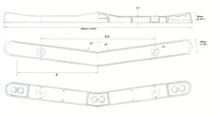 JAMMY installed on boat trailer cross member demonstrating flush fit and better visibility