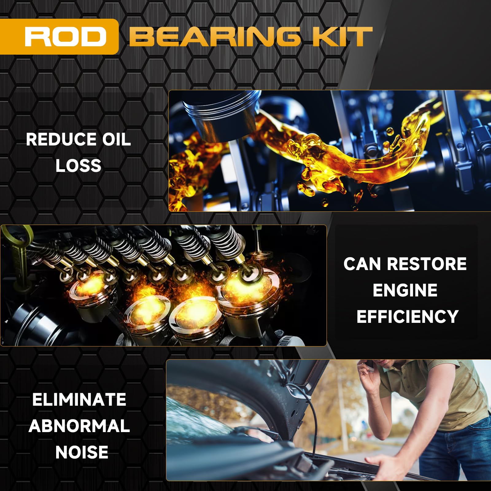 JANLESGMGO full kit contents laid out to confirm included bearings and matching pieces