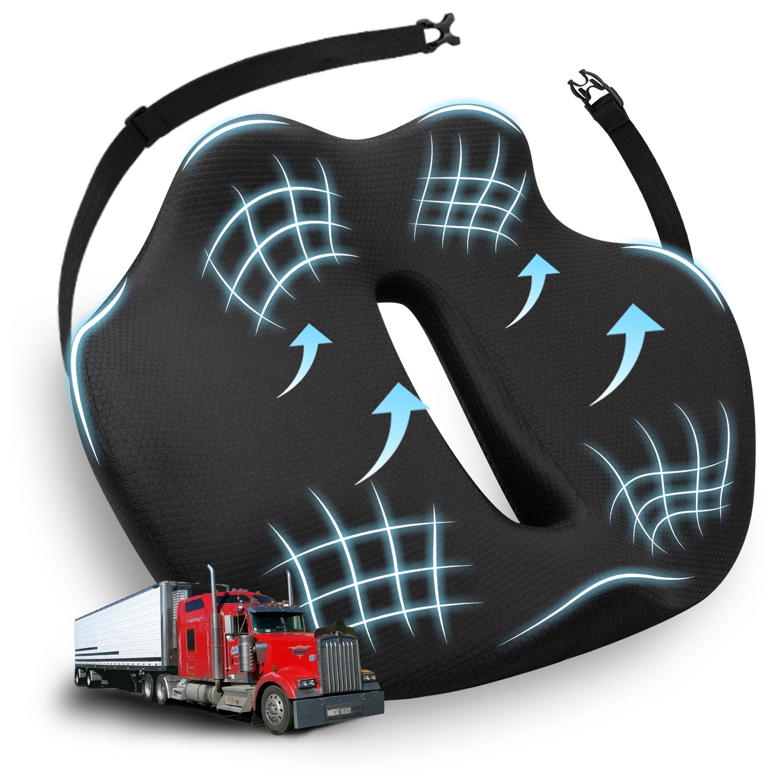 japiroc front view cushion showing full coverage and improved comfort