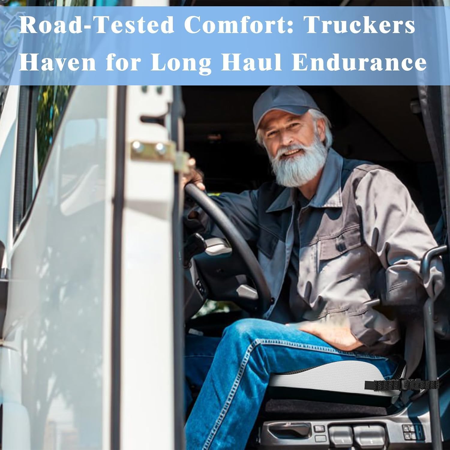 japiroc lifestyle shot with driver demonstrating long-haul comfort