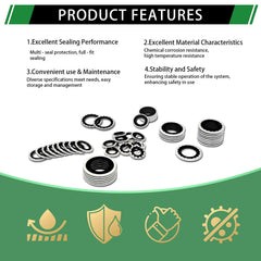 Japtend assorted washer sizes laid out for easy identification and matching