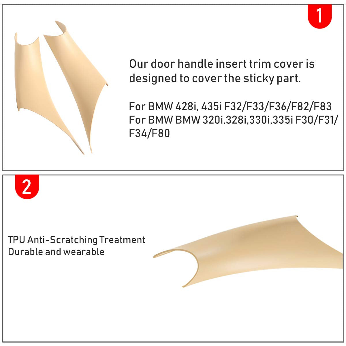 Jaronx comparison aged versus new insert illustrating removed stickiness and refreshed look