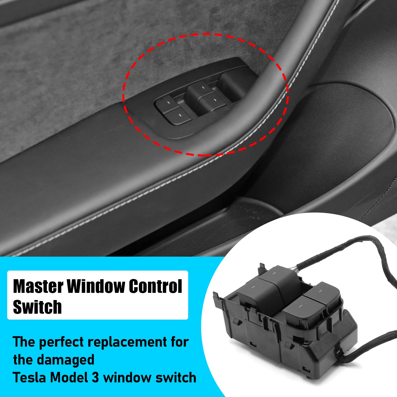 Jaronx close-up of electrical connector for easy plug-and-play replacement
