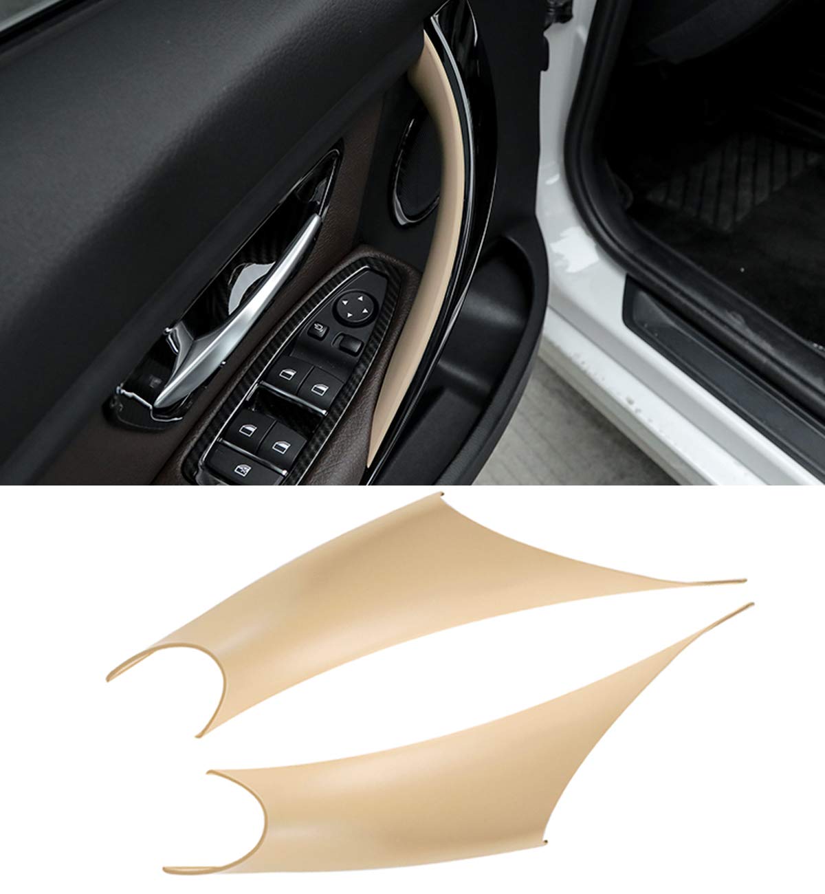 Jaronx driver-side installed insert showing clean restored handle and improved appearance