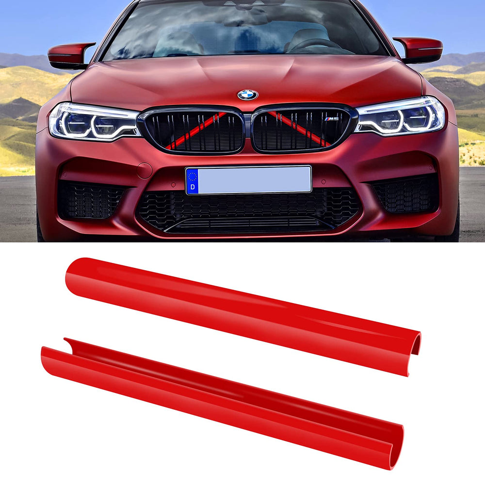 Jaronx front grille overview showing full installed trim for aggressive look