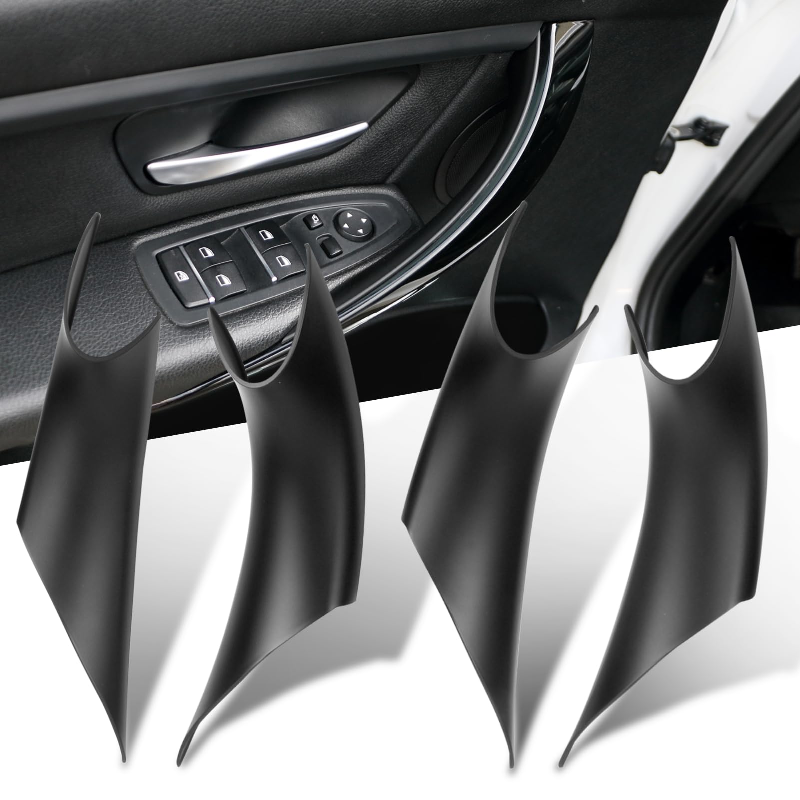 Jaronx front packaging view showing four door handle covers and secure fit