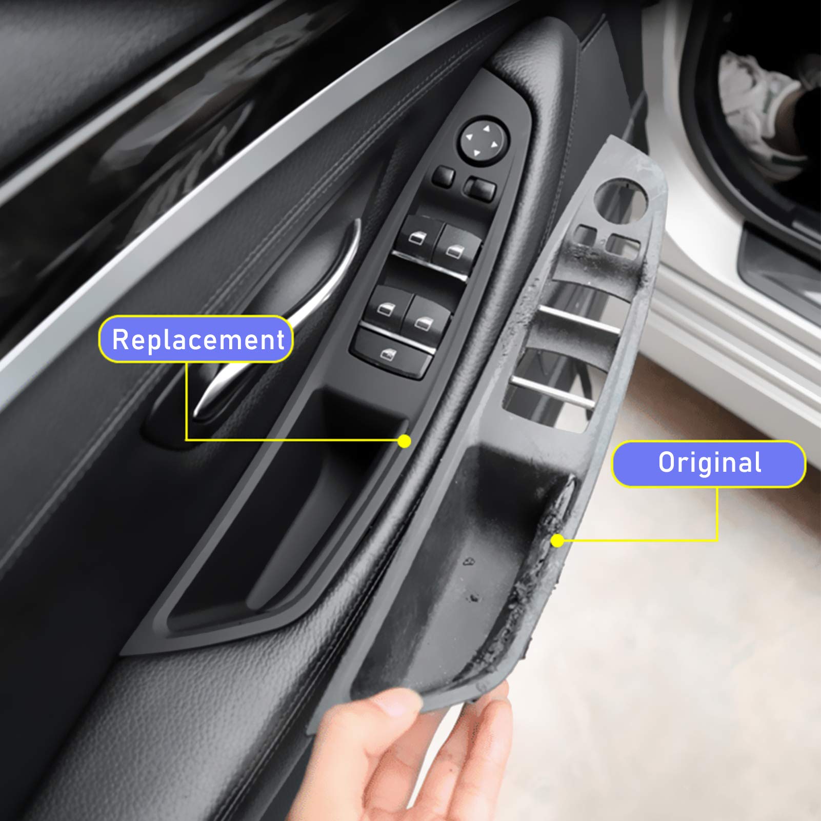 Jaronx front right handle close-up highlighting smooth finish and durability