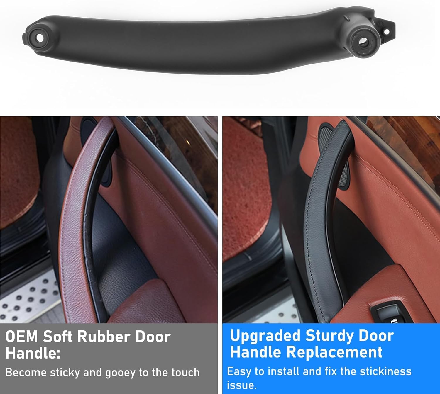 Jaronx close-up of handle texture highlighting smooth ABS+PC surface durability