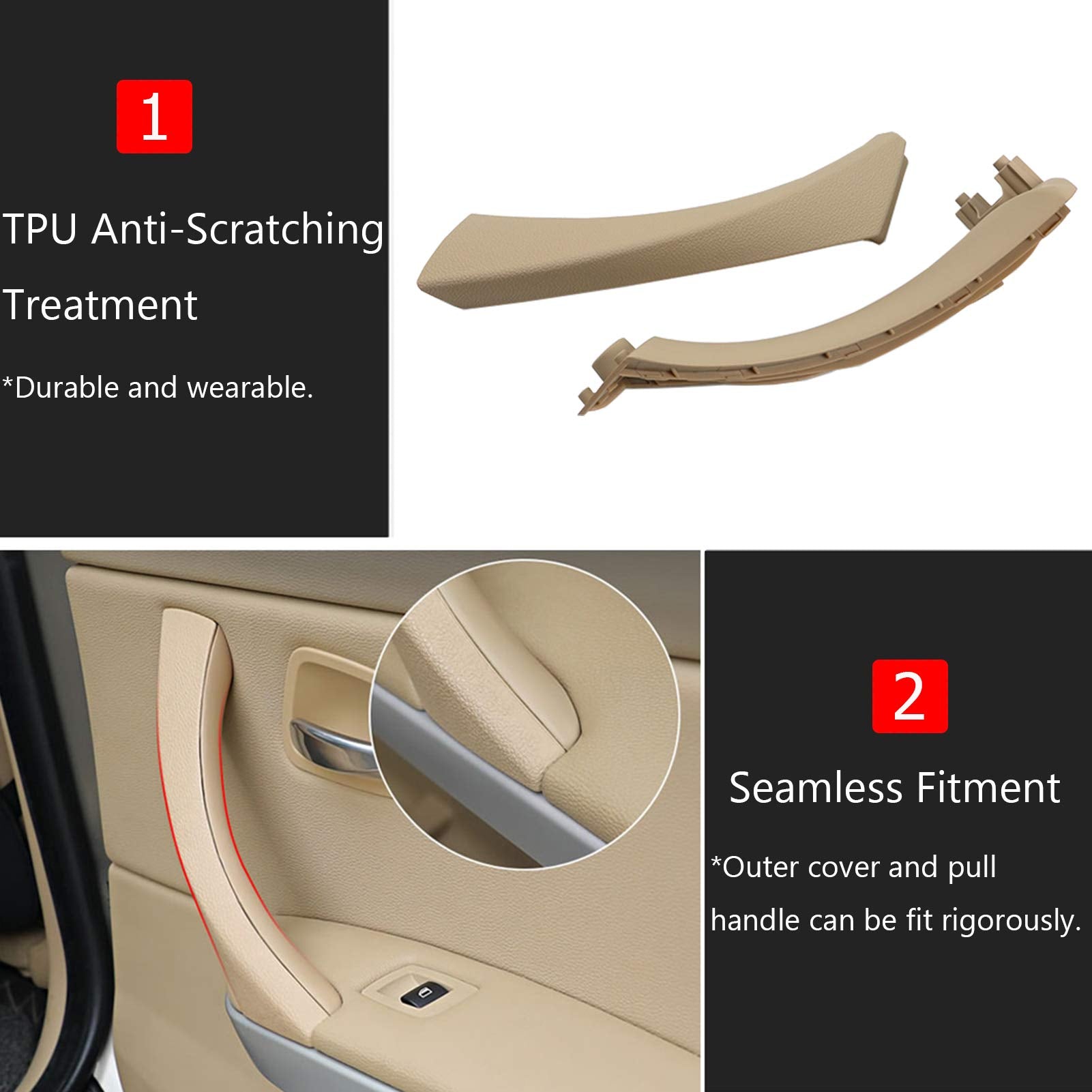Jaronx handle underside showing mounting points for easy install