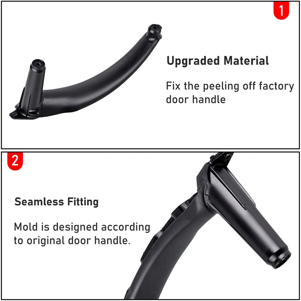 Jaronx lifestyle shot of handle in BMW interior demonstrating refreshed cabin look